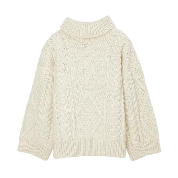 CELINE Celine PULL COL MONTANT TRIOMPHE ニット