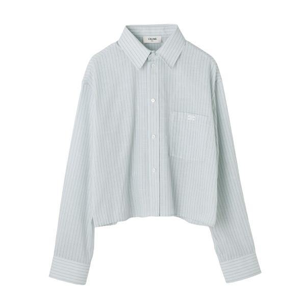 CELINE Celine CHEMISE TRIOMPHE CROPPED シャツ