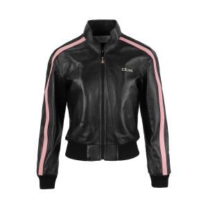 [あす着] セリーヌ CELINE レザージャケット ノーカラージャケット レディース VESTE COL ROND CELINE（セリーヌ） レザージャケット VESTE COL ROND ノーカラー