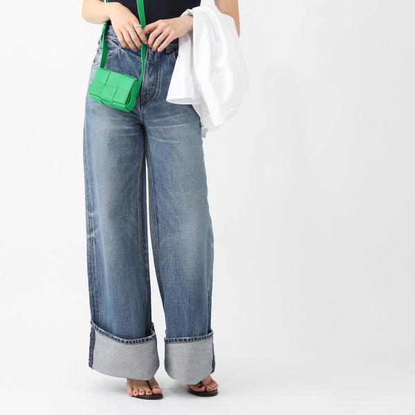 セリーヌ CELINE ジップフライジーンズ フレアジーンズ ブルー レディース 2n691-930...