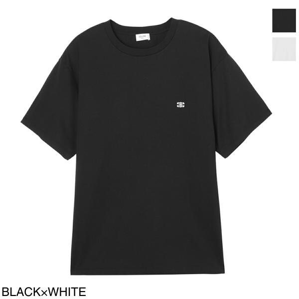 セリーヌ CELINE クルーネックTシャツ T-SHIRT LOOSE TRIOMPHE メンズ ...