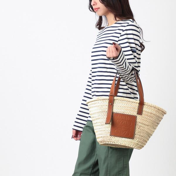 ロエベ LOEWE バスケットバッグ CESTA DE PALMA RAFFIA トートバッグ ベー...