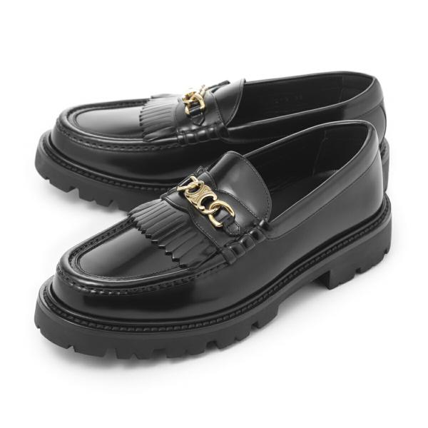 セリーヌ CELINE ローファー MARGARET POLISHED BULL マーガレット ブラ...