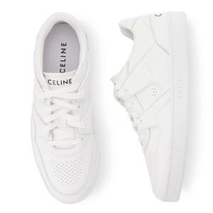 セリーヌ CELINE スニーカー LOW LACE UP SNEAKER 大きいサイズあり ホワイト メンズ 34648-3338c-01op｜mb-y