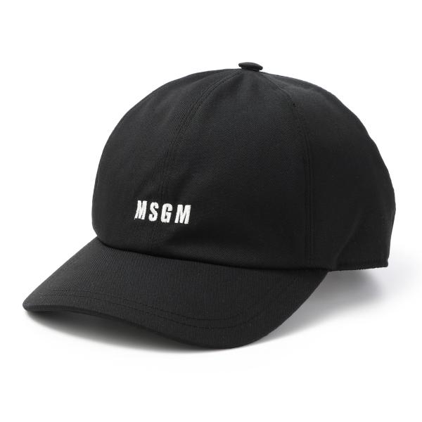 エムエスジーエム MSGM ベースボールキャップ ブラック メンズ 3540ml03-237514-...