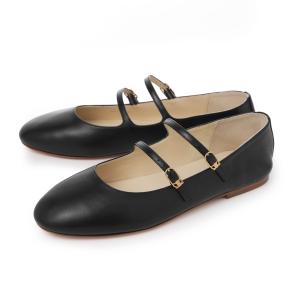 セリーヌ CELINE バレエシューズ DOUBLE STRAP BALLERINA 05 メリージェーン 大きいサイズあり ブラック レディース 36020-5175c-38no｜モダンブルーYahoo!店