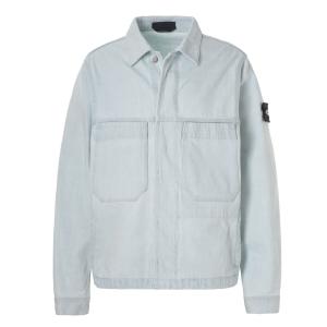 ストーンアイランド STONE ISLAND デニムジャケット 4100006 INDIGO DENIM-ULTRA BLEACHED STONE ISLAND DENIM RESEARCH コーチジャケット ブルー メンズ