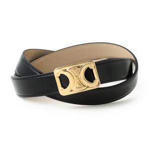 セリーヌ CELINE リバーシブルベルト REVERSIBLE MEDIUM 25MM ブラック レディース 45biz-3apd-38ln｜モダンブルーYahoo!店