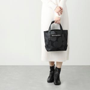 マリメッコ marimekko トートバッグ SEIDI WX PIENI UNIKKO ブラック レディース 047586-999