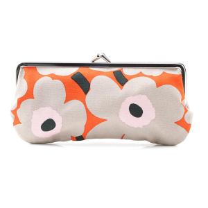 【ネコポス対応(5点まで)】マリメッコ marimekko ポーチ MINI UNIKKO ウニッコ オレンジ レディース 048962-283