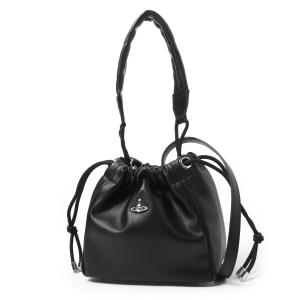 ヴィヴィアンウエストウッド Vivienne Westwood ショルダーバッグ HILARY SMALL BUCKET BAG ヒラリー バケットバッグ ブラック レディース