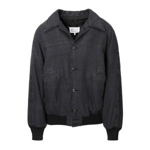 メゾンマルジェラ Maison Margiela ブルゾン ボンバージャケット ブラック メンズ s50am0593-s60451-900｜mb-y