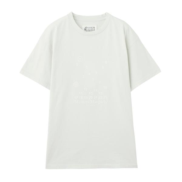 メゾンマルジェラ Maison Margiela クルーネックTシャツ ベージュ レディース s51...