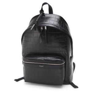 サンローラン SAINT LAURENT バックパック BV CITY BACKPACK CROCODILE PRINT SETARODEO リュックサック ブラック メンズ 534967-dze2f-1000｜mb-y