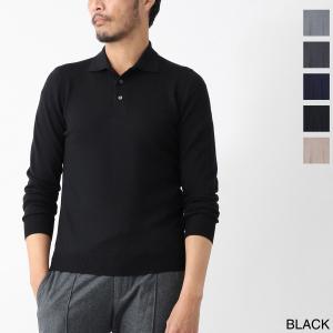 クルチアーニ Cruciani 綿 スキッパーポロシャツ 44 メンズ CRUCIANI（クルチアーニ） ニットポロシャツ スキッパーポロシャツ