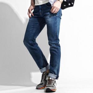 ヤヌーク YANUK ジップフライ ジーンズ ブルー メンズ コットン デニム michel-57253000-lightblue MICHEL SLIM STRAIGHT