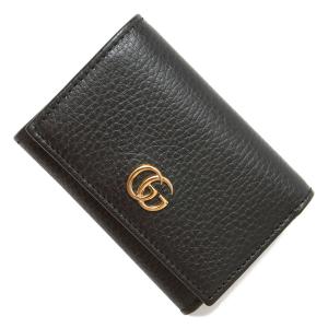 グッチ GUCCI 3つ折り財布 ブラック レディース 644407-cao0g-1000｜mb-y