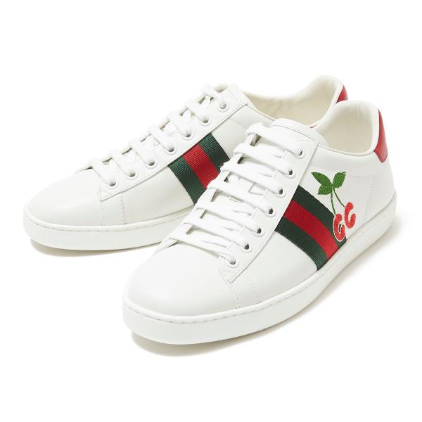 グッチ GUCCI スニーカー Ace 大きいサイズあり ホワイト レディース 653135-1xg...