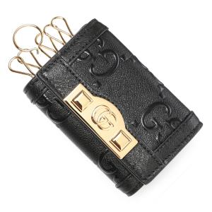 グッチ GUCCI キーケース GG UP LEATHER ブラック レディース 676153-uf4ag-1000｜mb-y