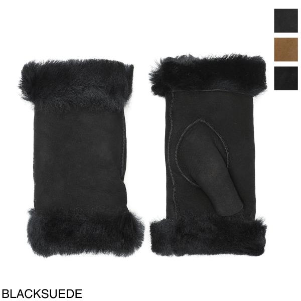 デンツ DENTS 指なしミトン VERA SHEEPSKIN レディース 7-1073-black...