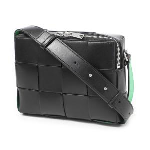 ボッテガヴェネタ BOTTEGA VENETA クロスボディバッグ CASSETTE CAMERA BAG カメラバッグ ブラック メンズ 730027-v29e0-1091｜mb-y