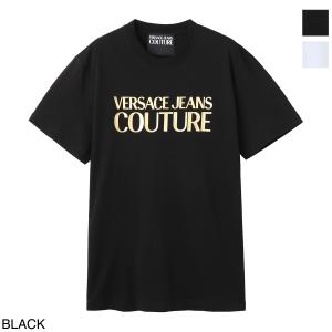 ヴェルサーチェ VERSACE JEANS COUTURE クルーネックTシャツ メンズ 73gaht01-cj00t-g89｜mb-y