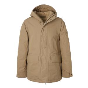 ストーンアイランド STONE ISLAND 中綿入りフーデッドブルゾン 420F1 STONE ISLAND GHOST PIECE O-VENTILE WITH PRIMALOFT INSULATION TECHNOLOGY ベージュ｜mb-y