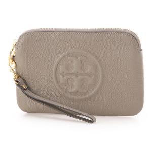 トリーバーチ TORY BURCH ポーチ PERRY BOMBE ペリー ボンベ リストレット グレー レディース 79397-082