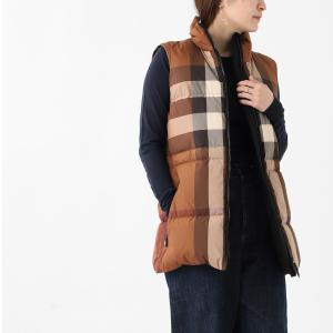 バーバリー BURBERRY ダウンベスト ブラウン レディース 8046384-darkbirch...