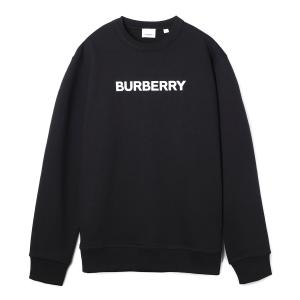 バーバリー BURBERRY クルーネックスウェット BURLOW ブラック メンズ 8055312-black｜mb-y