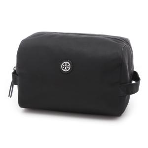 トリーバーチ TORY BURCH ポーチ VIRGINIA LARGE COSMETIC CASE ブラック レディース 84999-001｜mb-y