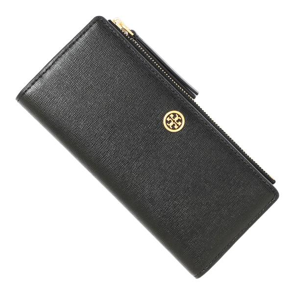 トリーバーチ TORY BURCH 長財布 小銭入れ付き ROBINSON ブラック レディース 8...