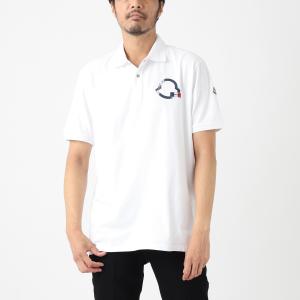 美品⭐️モンクレール ポロシャツ ダブルワッペン 鹿の子 ホワイト M MONCLER 25SSモデル モンクレール ワッペン+スリーブライン