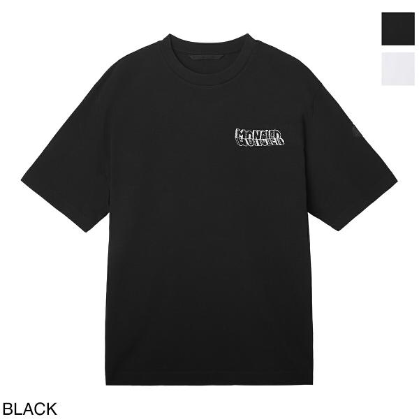 モンクレール Tシャツ MONCLER クルーネック 半袖 メンズ プリント コットン 綿 ロゴ r...
