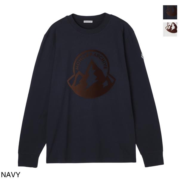 モンクレール MONCLER クルーネック 長袖Tシャツ メンズ 8d00016-89ahd-778