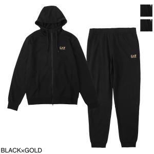 EA7 ブラック ジャージ上下セット L EA7 ブラック ジャージ上下セット L