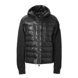 モンクレール グルノーブル MONCLER GRENOBLE ダウン切り替え ニットブルゾン ブラック メンズ 9b00008-c9043-999｜mb-y