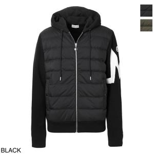 モンクレール MONCLER ダウン入りジップパーカ パディングフード付カーディガン メンズ 9b00009-m1131-999｜mb-y