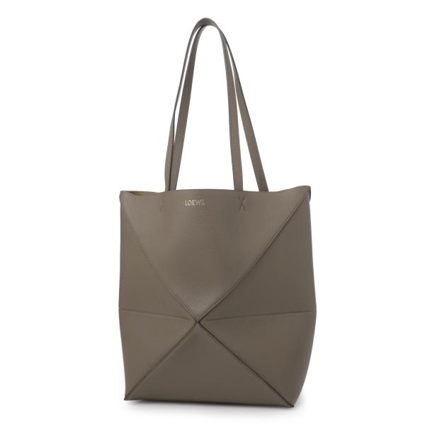 ロエベ LOEWE トートバッグ PUZZLE FOLD TOTE MEDIUM グレー レディース...