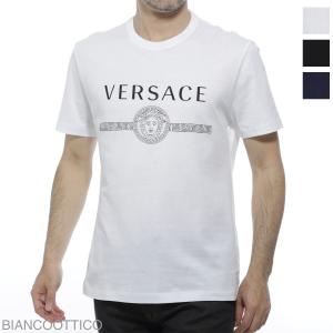 Sustainable Logo Slim Fit T Shirt サスティナブル ロゴ スリムフィット Tシャツ Versace Ttmn 商品一覧 モダンブルーyahoo 店 売れ筋通販 Yahoo ショッピング