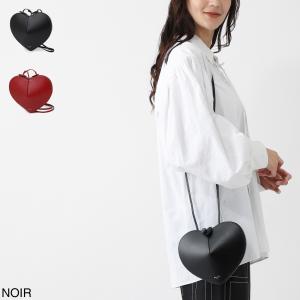 アライア ハート ル クールショルダーバッグ【美品】 ALAIA（アライア） ショルダーバッグ ル クール ハート型 ブラック