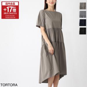 GANNI（ガニー） ワンピース Seersucker Check Gathered U-neck Midi