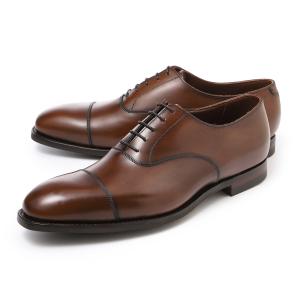 クロケット&ジョーンズ CROCKETT&JONES ストレートチップシューズ AUDLEY3 25816A-A09C2 E ラスト367 内羽根式シューズ 大きいサイズあり ブラウン｜mb-y