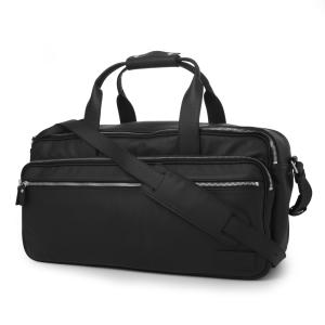 エムエム 6 メゾンマルジェラ MM6 Maison Margiela ダッフルバッグ LEATHER TRAVEL BAG トラベルバッグ ブラック メンズ sb6wi0006-p8326-t8013