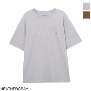 カーハート Carhartt クルーネックTシャツ HEAVYWEIGHT SHORT SLEEVE POCKET メンズ k87-hgy-heathergray｜mb-y