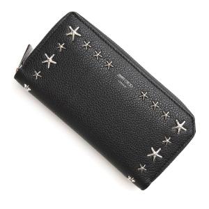 ジミーチュウ JIMMY CHOO ラウンドファスナー 長財布 小銭入れ付き CARNABY ブラック メンズ carnaby-s-uuf-black-silver｜mb-y