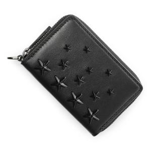 ジミーチュウ JIMMY CHOO コインケース DANNY ブラック メンズ danny-aor-black-gunmetal｜mb-y