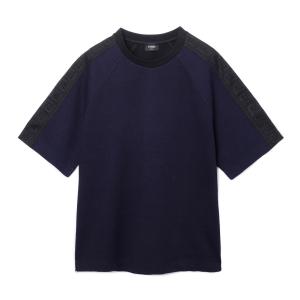 訳あり アウトレット  フェンディ FENDI クルーネックTシャツ ブルー メンズ faf676-an5t｜mb-y