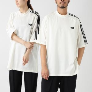 ワイスリー Y-3 クルーネックTシャツ 3S SS TEE ホワイト メンズ レディース hz8871-owhite-black｜mb-y