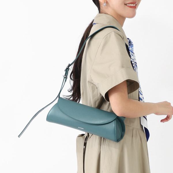 ジルサンダー JIL SANDER ショルダーバッグ CANNOLO SMALL グリーン レディー...